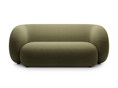 Canapea modulara 2 locuri, Kate, Micadoni, 183x99x76 cm, catifea, verde