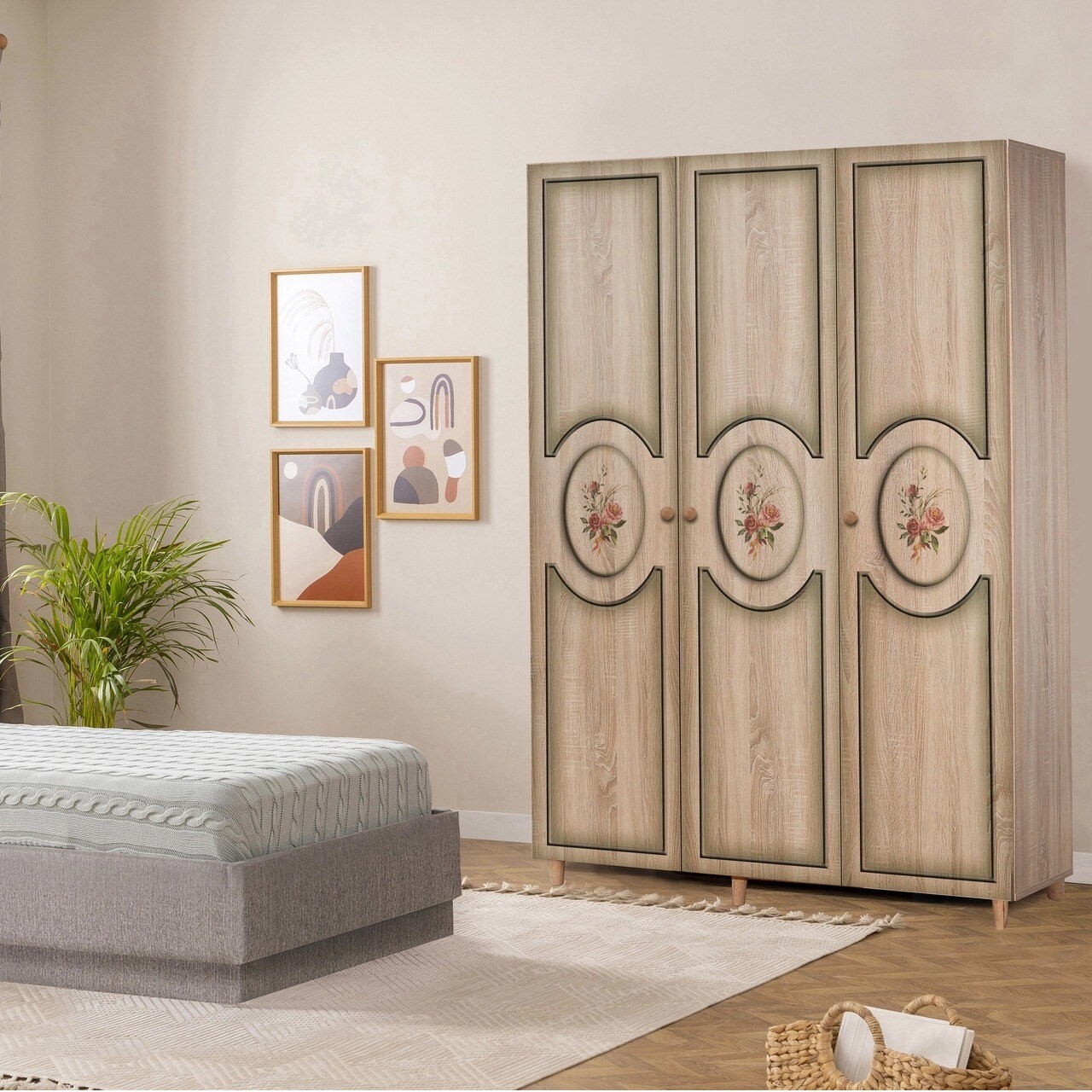 Dulap pentru haine Mode 421 Vella 135x52x192 cm multicolor