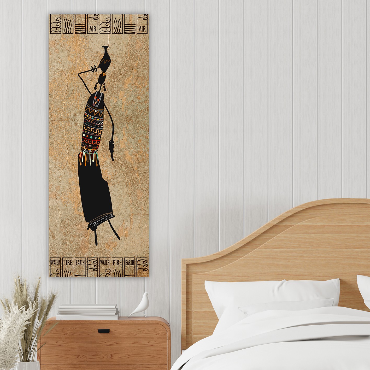 Tablou decorativ, DKY71496126738_3080, Canvas, 30 x 80 cm, Multicolor