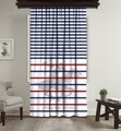 Draperie Beverly Hills Polo Club, 140x260 cm, 100% poliester, alb/albastru/rosu