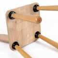 Scaun de masa pentru bebelusi, Rosewood, BLTYZ-AKTV047, 30x57x30 cm, Stejar