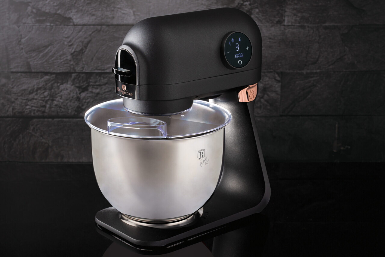 Robot de bucatarie Berlinger Haus, Black Rose, 1200W, aluminiu turnat/inox, negru/argintiu - imagine 5