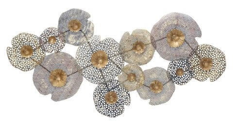 Decoratiune de perete 3d holes, mauro ferretti, 119x59.5 cm, fier