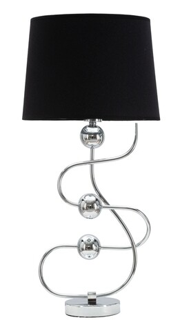 Lampa de masa, Silver Ball, Mauro Ferretti, 1 x E27, 40W, argintiu/negru