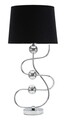 Lampa de masa, Silver Ball, Mauro Ferretti, 1 x E27, 40W, argintiu/negru