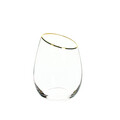Set 6 pahare Margot, Andrea Fontebasso, 440 ml, sticla, auriu/transparent