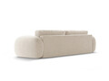 Canapea extensibila 3 locuri, Tonale, Cosmopolitan Design, 262x105x88 cm, tesatura chenille, bej inchis