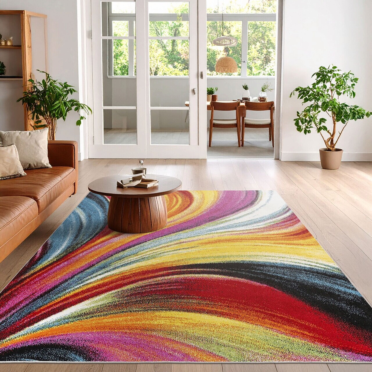 Covor, Woopamuk191, 140x220 cm, Bumbac/Poliester, Multicolor - view 2