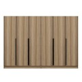 Dulap pentru haine, Minerva, Kale Plus, 270x210x52 cm, PAL, Stejar