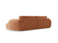 Coltar extensibil reversibil 4 locuri, Tonale, Cosmopolitan Design, 262x149x88 cm, tesatura chenille, caramiziu