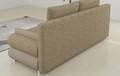 Canapea extensibila 3 locuri ELTAP, Milo, 213x95x90 cm, lemn/poliester, bej inchis/bej deschis
