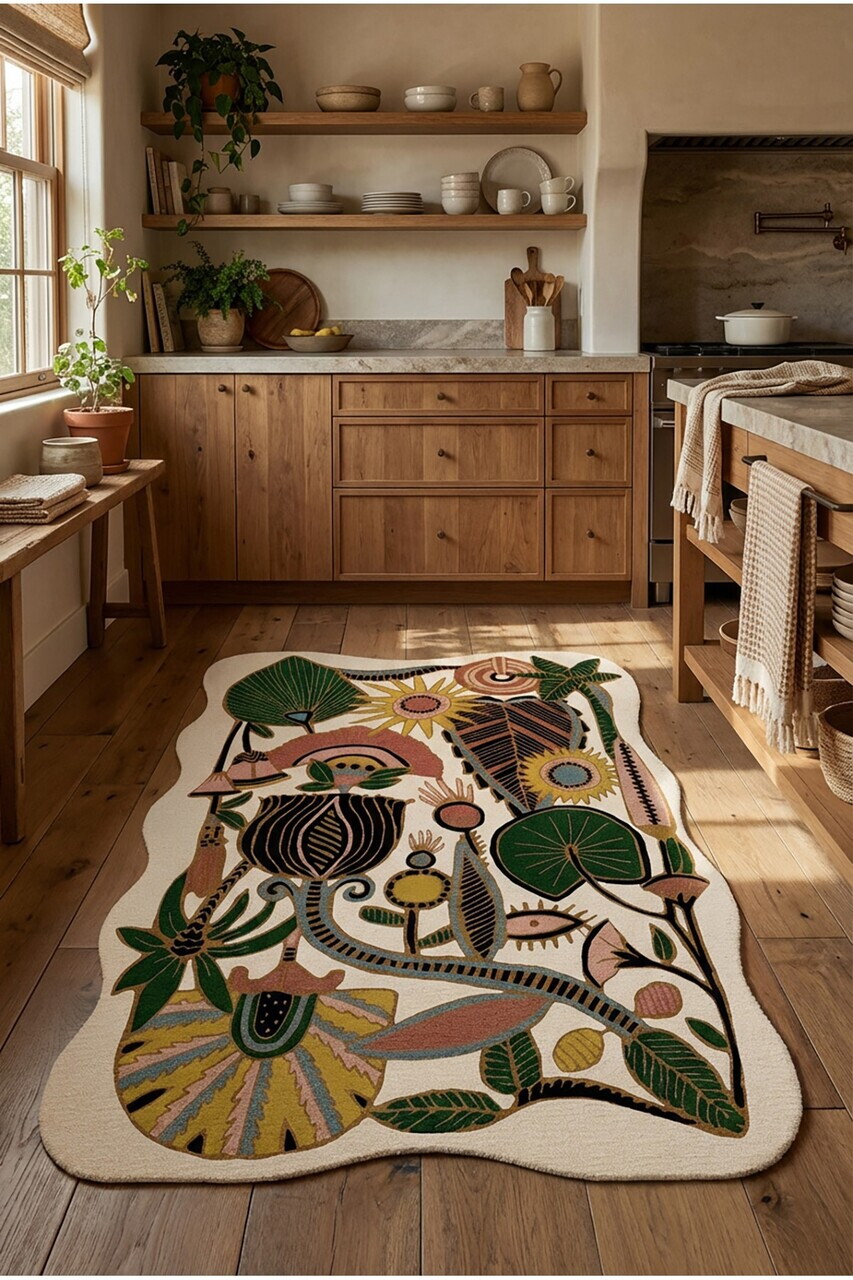 Covor, DC-7519-14, 100x250 cm, Poliester, Multicolor