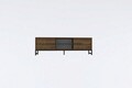 Comoda TV, Puqa Design, Mono, 160x50x40 cm, PAL, Maro