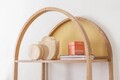 Corp biblioteca, Howard, Nala 75, 75x182 cm, Corp din 100% lemn de frasin, Natural