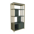 Corp biblioteca, Zena Home, Valero, 60x120x29.6 cm, PAL, Verde