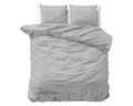 Lenjerie de pat dubla Relax Grey, Sleeptime, 3 piese, 200x220 cm, bumbac, gri