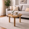 Masuta de cafea, Hanah Home, Leon 95, 95x45x95 cm, LEMN MASIV DE STEJAR, Stejar