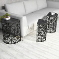 Set masute 3 piese, Hommy Craft, Stil, Negru