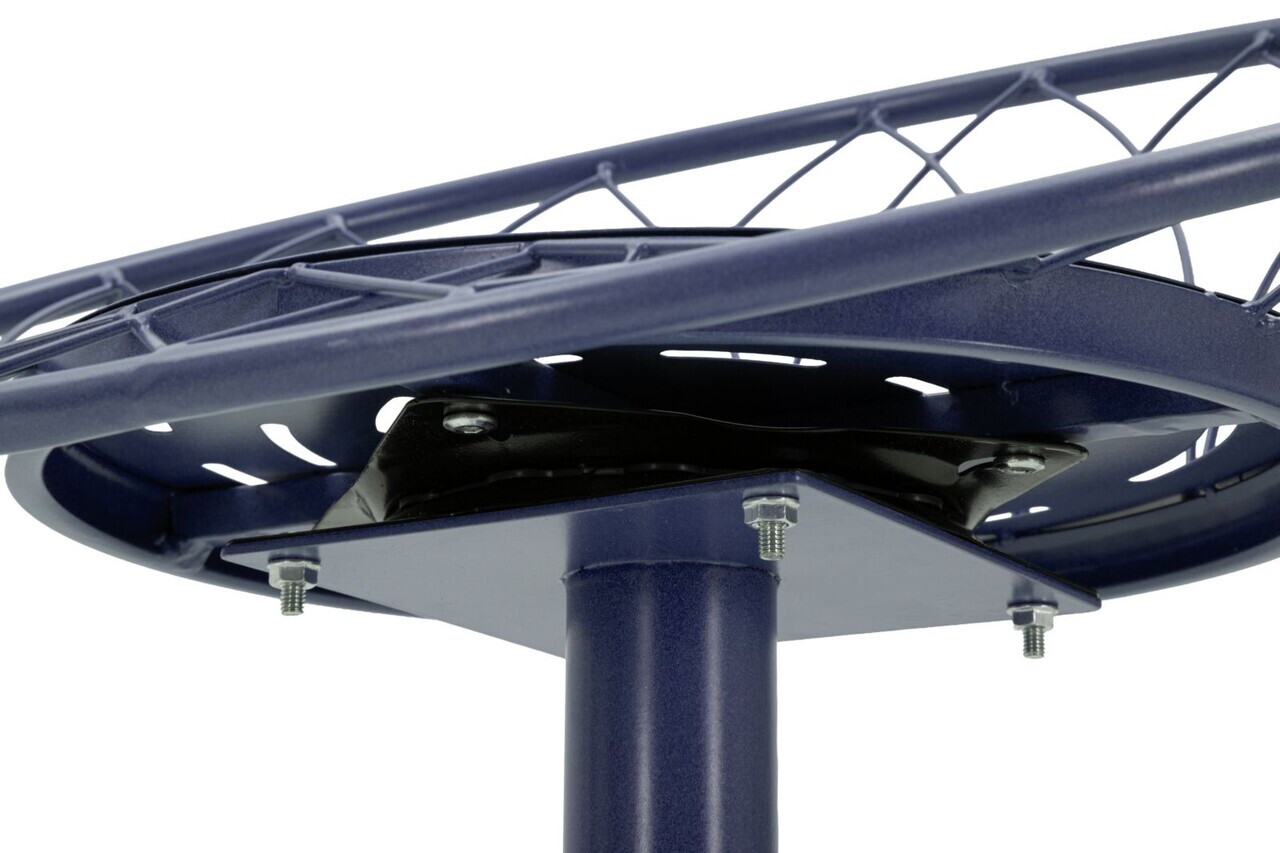 Scaun de bar, Mauro Ferretti, Clox, 49x45x92 cm, metal, mov - imagine 6