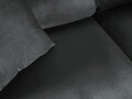 Coltar extensibil dreapta 5 locuri, Moghan, Micadoni Home, BL, 243x194x88 cm, catifea, gri inchis