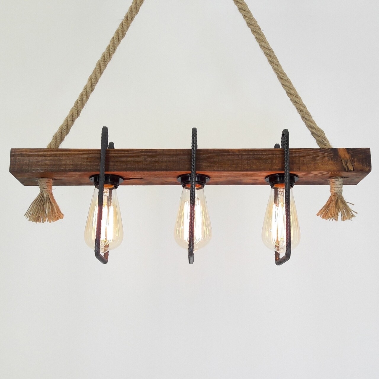 Candelabru All Design, handmade, 10x60x70 cm, Walnut - 1 | YEO