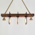 Candelabru All Design, handmade, 10x60x70 cm, Walnut