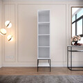 Dulap pentru haine, Comforty, Martin 1, 42x200x50 cm, Alb