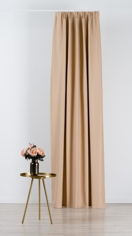 Draperie Mendola Interior, Montblanc, 140×260 cm, poliester, bej 140x260