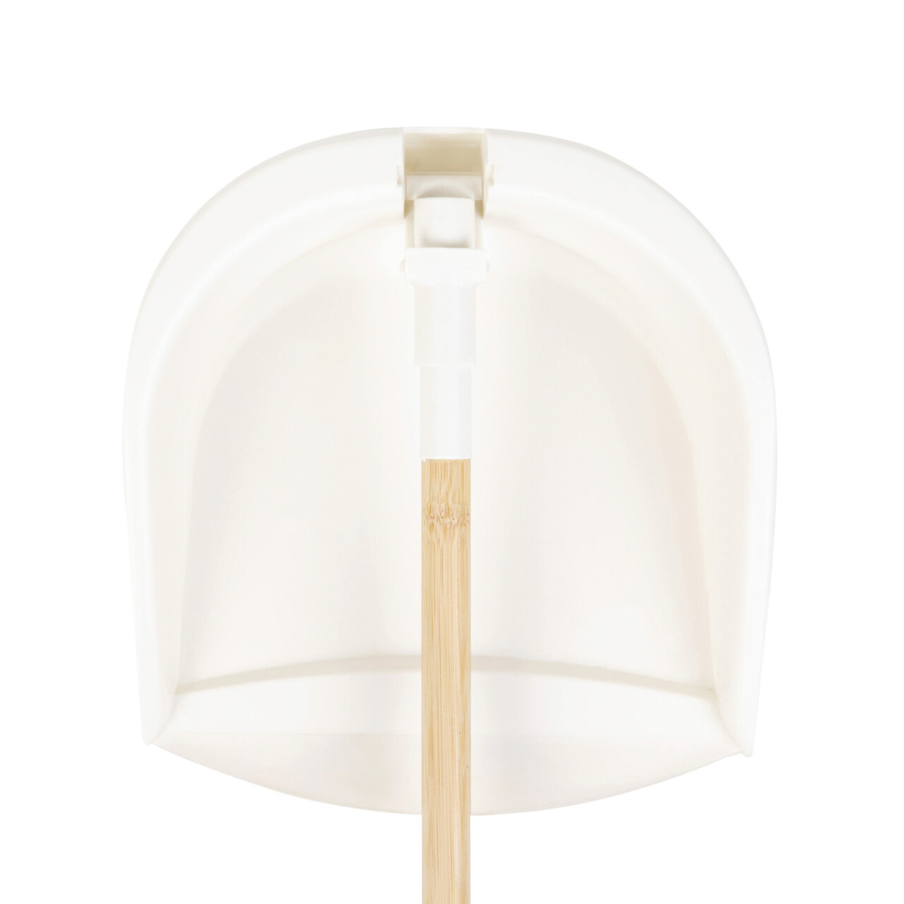 Set matura si faras Bambou, Homla, 23x85 cm, plastic, alb/natur