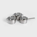 Set de gatit 6 piese Eataly, Homla, 1.5 L / 2 L / 2.5 L, inox/sticla, argintiu