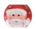 Set de masa pentru copii Santa, 5 piese, bambus, rosu/alb