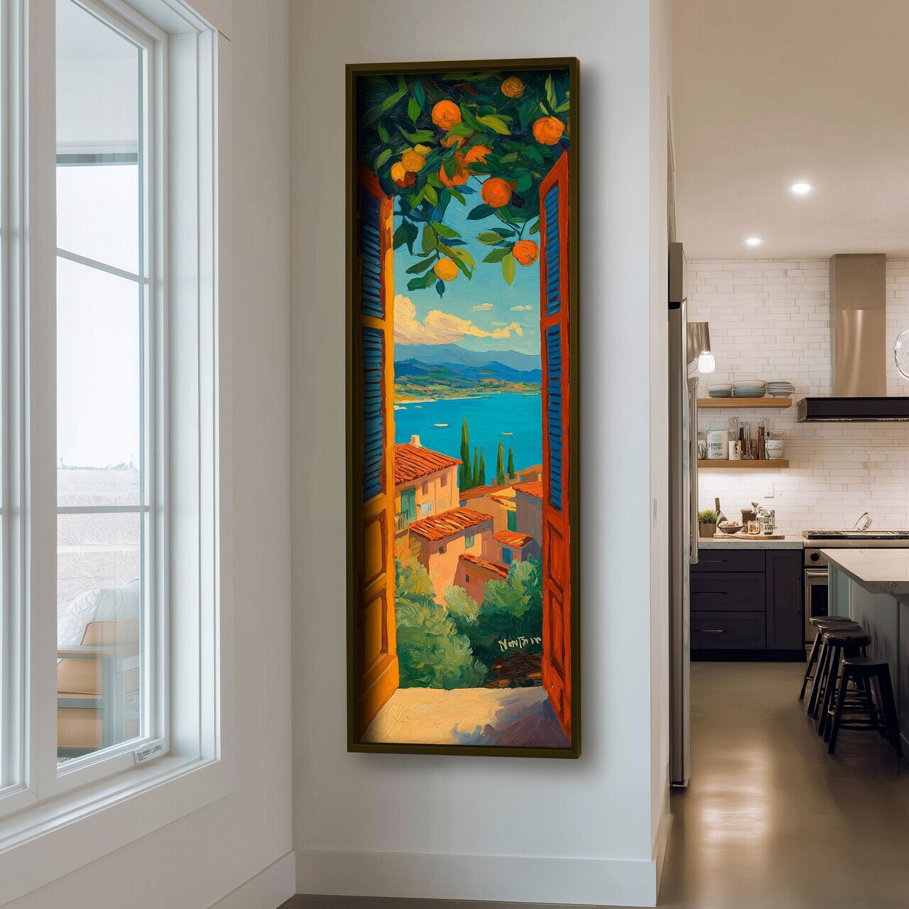 Tablou decorativ LAC093-150 MDF Lemn masiv Multicolor
