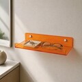 Raft de perete acrilic, Hanah Home, Vivid, 30x10x4 cm, Portocaliu