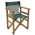Set mobilier de gradina 3 piese Retto, Pakoworld, masa cu 2 scaune, 70x70x71 cm, lemn masiv de fag/PVC perforat, verde