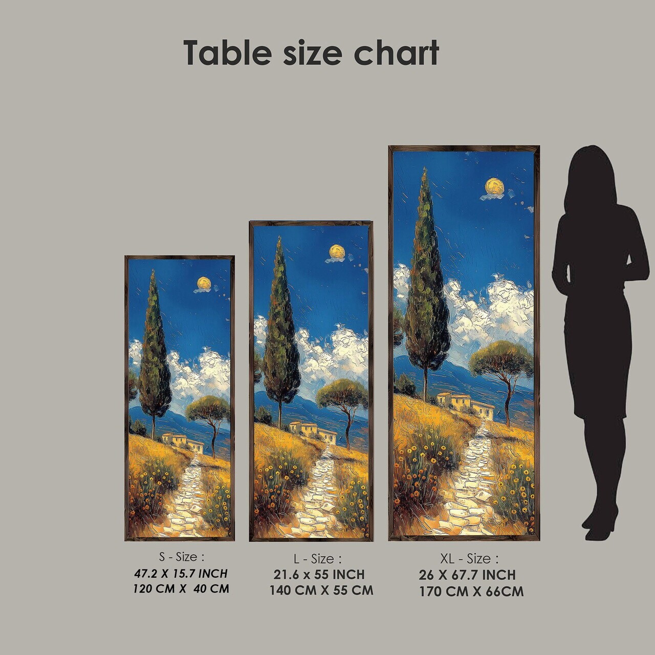 Tablou decorativ, LONG010-S/120-40, Imprimat UV, Multicolor — imaginea 7