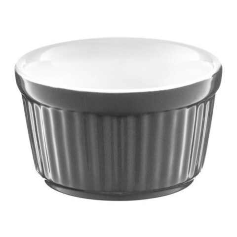Vas de copt ramekin ginger, ambition, 9 cm, 150 ml, ceramica, gri