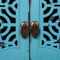 Consola Blue, Creaciones Meng, 120x40x102 cm, lemn de brad/MDF