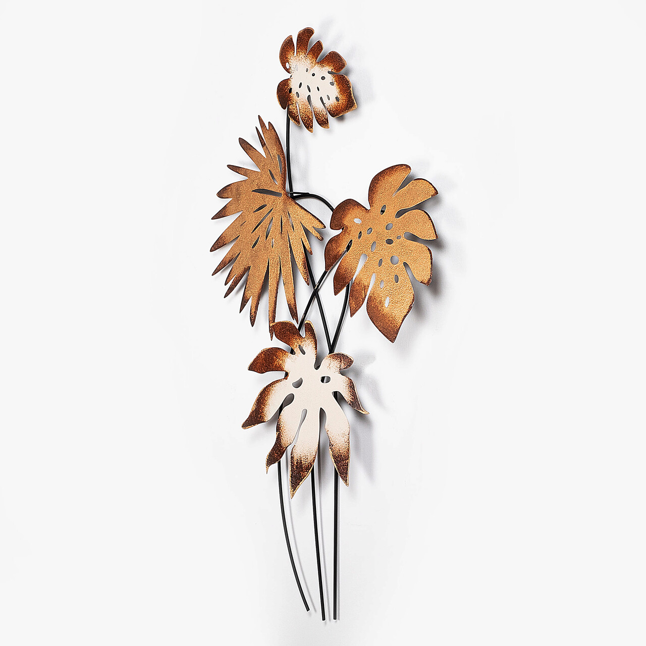 Decoratiune de perete, Monstera v3, Dimensiune: 69 x 113 cm, Multicolor - imagine 4