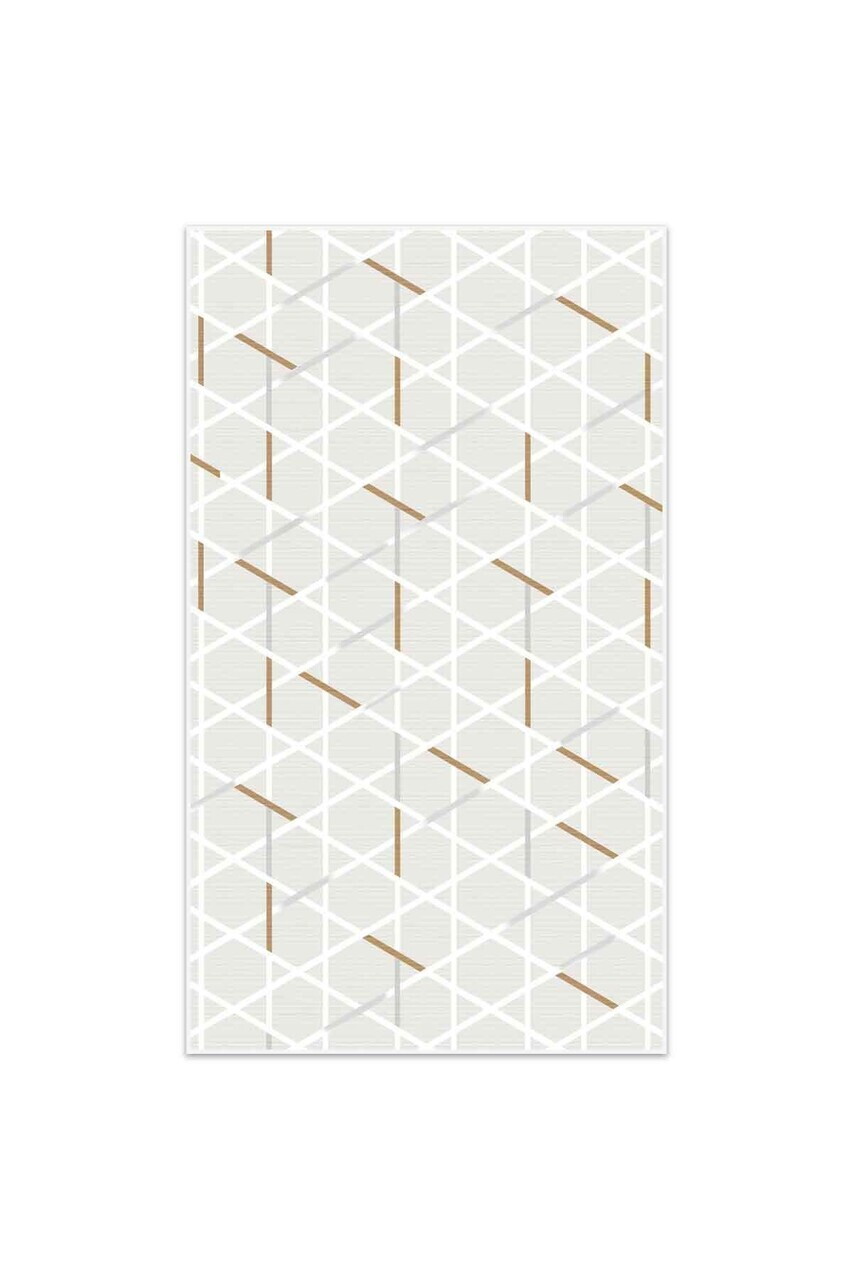 Covor, CLR-7328-HALI-22, 120x300 cm, Poliester, Bej — imaginea 2
