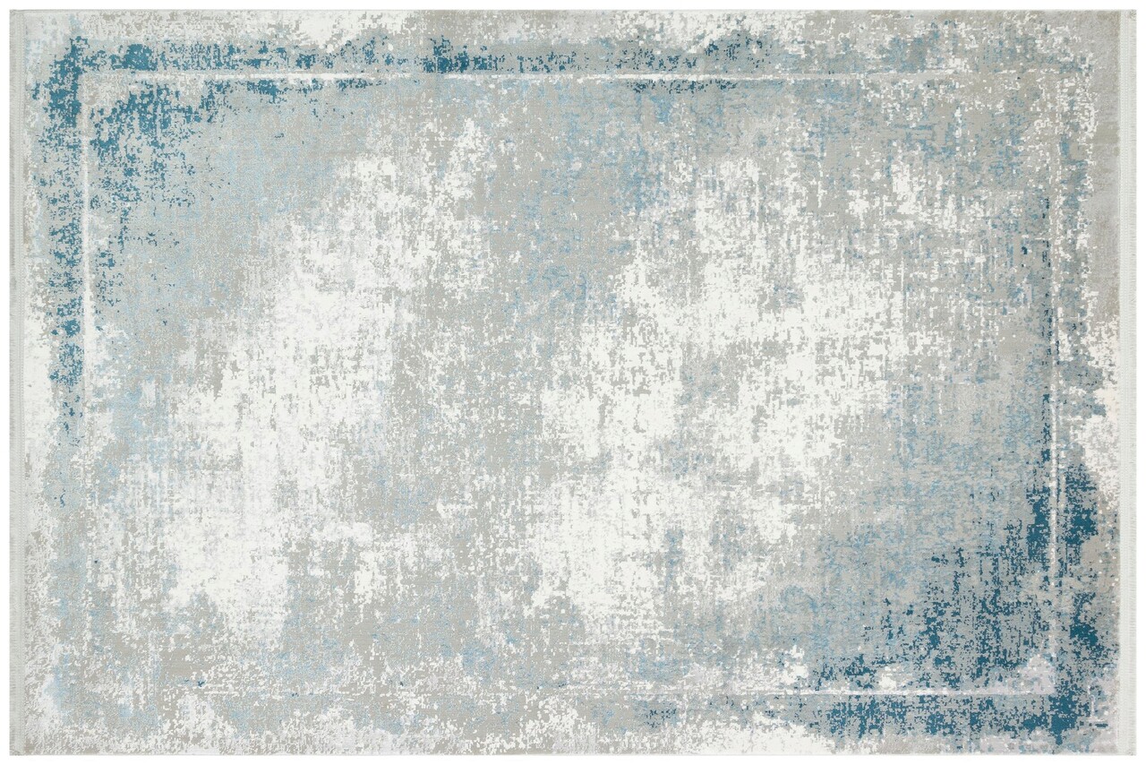 Covor, Vr 17 Grey Blue Xw , 100x200 cm, Viscoza, Multicolor - 1 | YEO