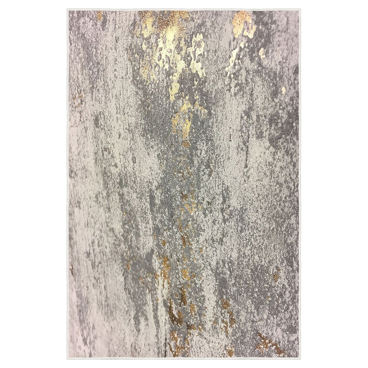 Covor, Woopamuk271, 80x150 cm, Bumbac/Poliester, Gri - view 3