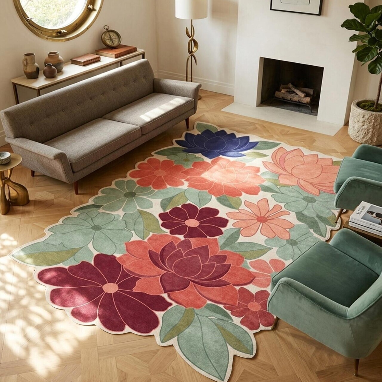 Covor, Fr396, 100x150 cm, Multicolor - Imagine 2
