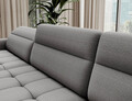 Coltar extensibil stanga 4 locuri ELTAP, LT-03MAN, Berrto, 306x165x100 cm, lemn/poliester, gri inchis