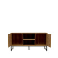 Comoda TV Swen, Homla, 120x38x60 cm, MDF/metal, natur