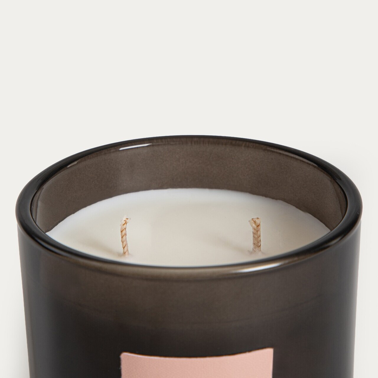 Lumanare parfumata Urban Leather, Dusty Rose, Homla, 380 g, ceara de soia, negru — imaginea 3