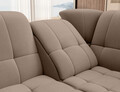 Coltar extensibil dreapta 3 locuri ELTAP, RT-20NU, Sado, 272x192x95 cm, lemn/poliester, maro deschis