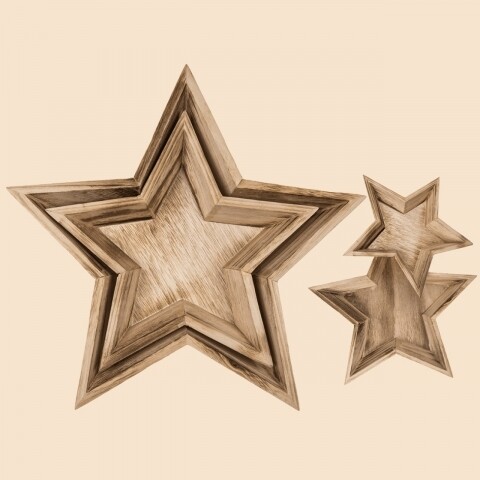 Set 2 tăvi decorative Chrismas Star