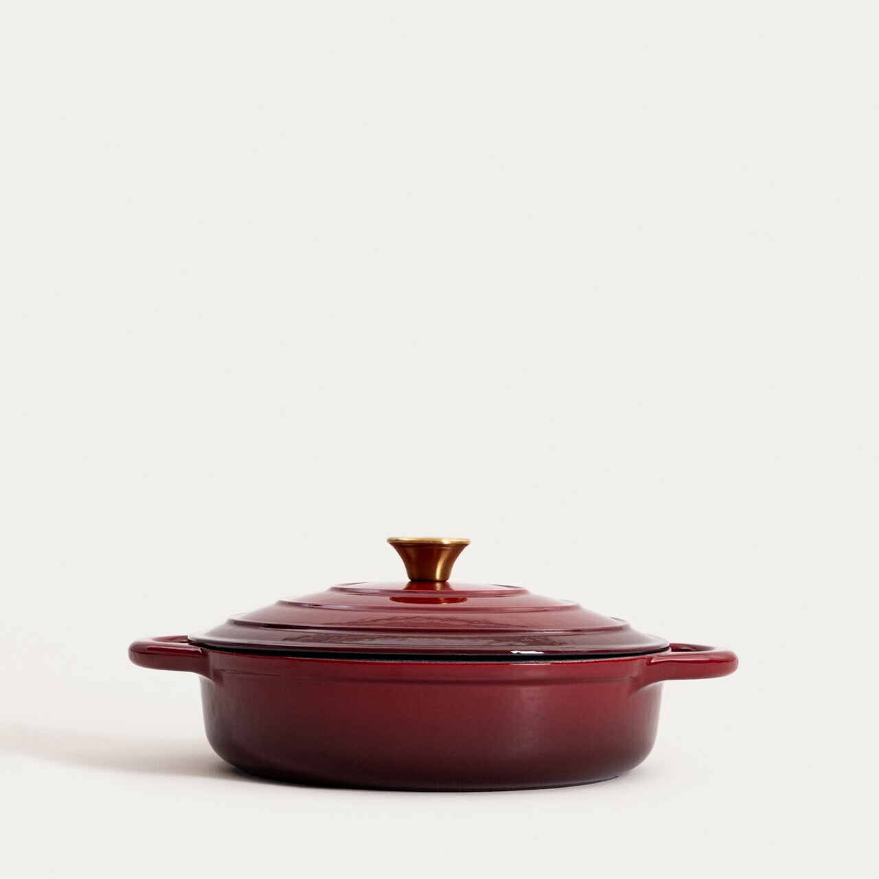 Oala Andreas, Homla, 28 cm, 2.5 L, fonta, visiniu - view 2