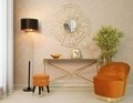 Decoratiune Leaf Glam, Mauro Ferretti, 35 x 11.5 x 44 cm, fier, auriu