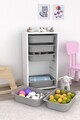 Dulap multifunctional, Estella, Bronz 6N, Alb/Gri